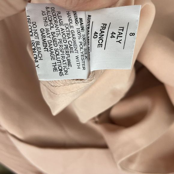 nicholas the label accordion pleated maxi dress gown US Size 8 - Picture 10 of 13